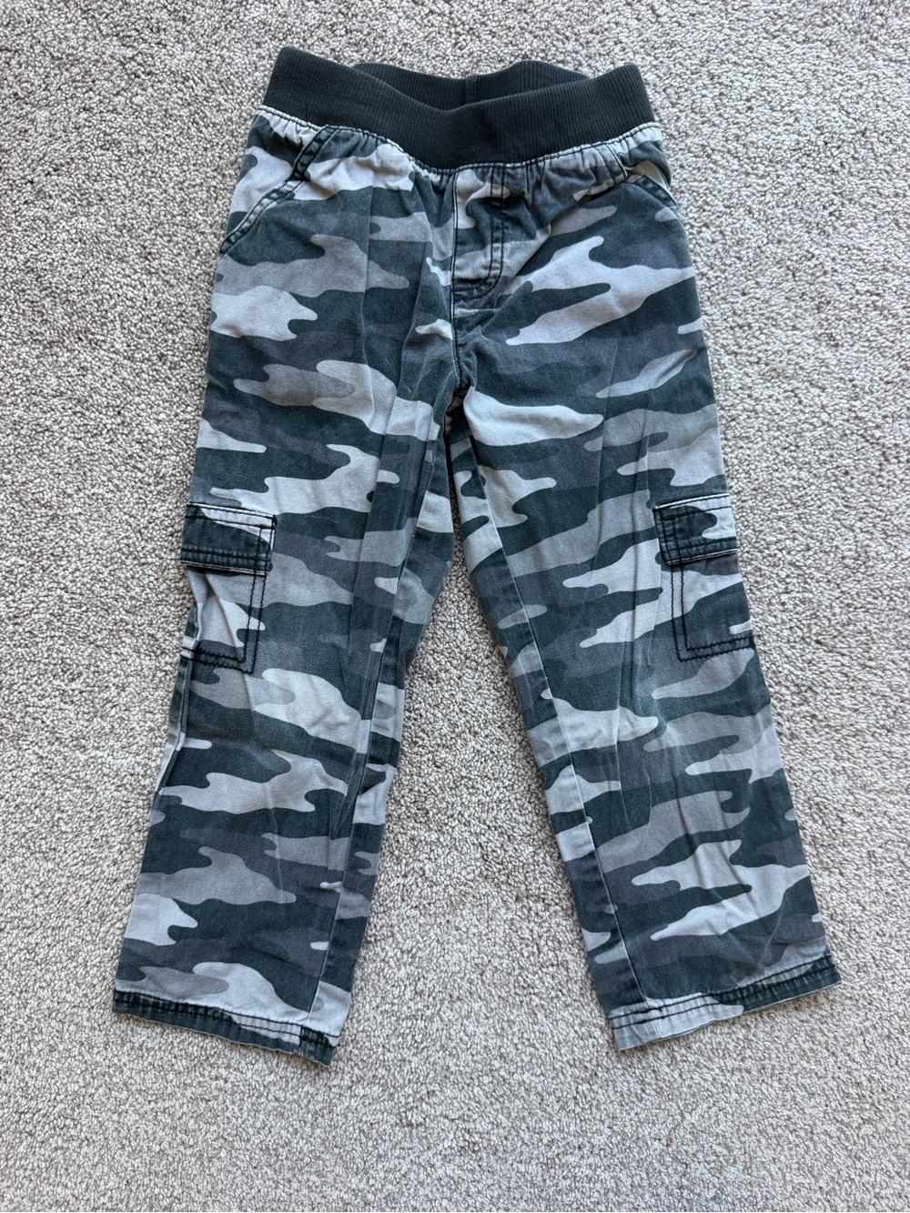 jumping beans Gray & Black Camo Cargo Joggers